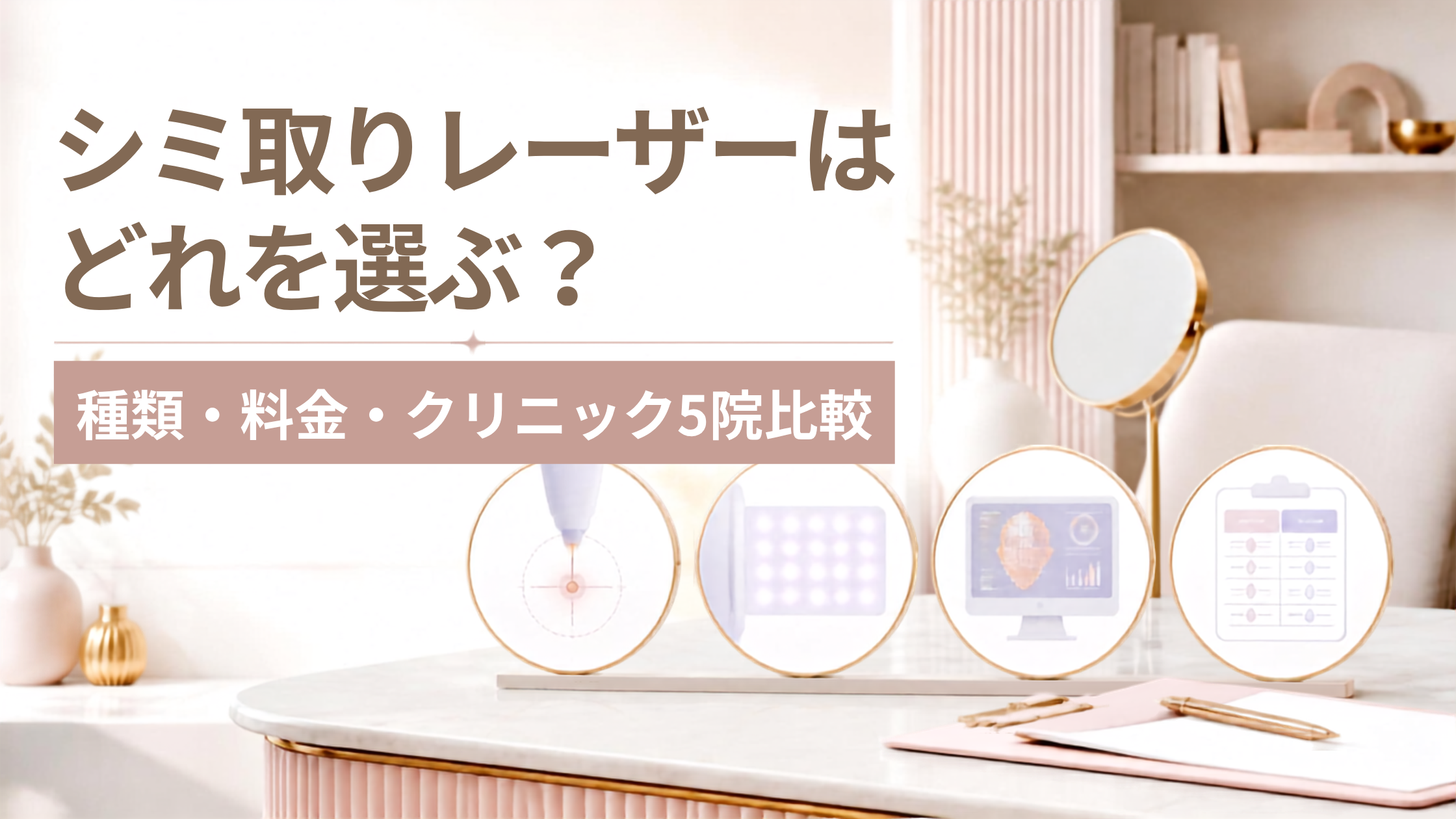 シミ取りレーザークリニック比較